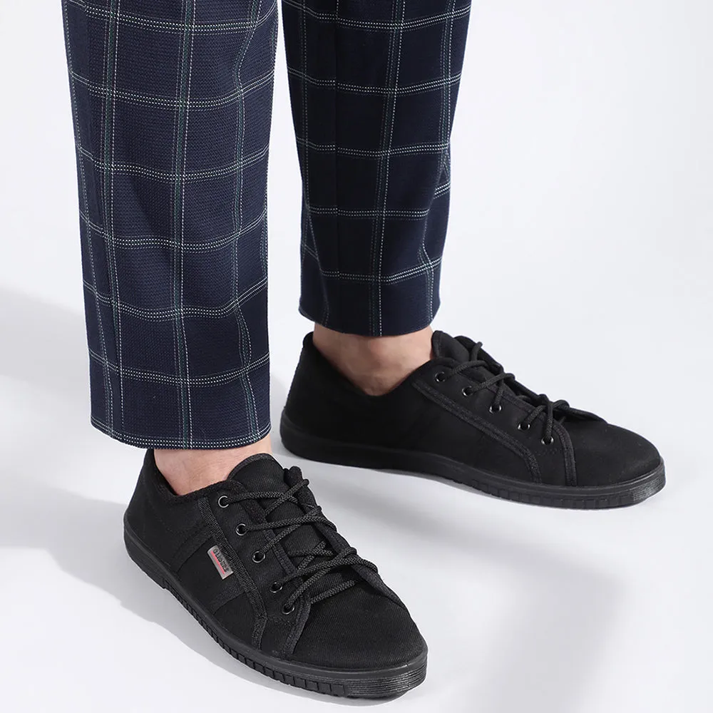 Gliders Black Casual Lace Up Shoes For Men JUMPER-E By Liberty