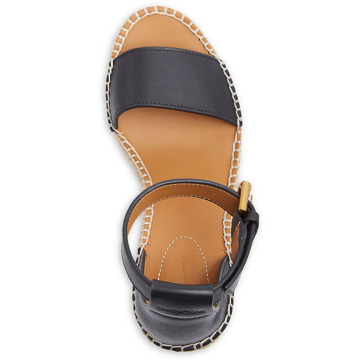 Glyn Womens Suede Ankle Strap Wedge Sandals