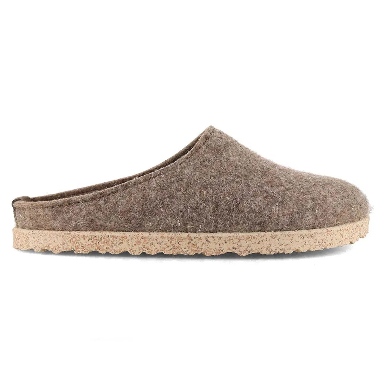 Haflinger Wool Felt Clogs - Manhattan - Taupe (Adults 36-42) *Pre-order