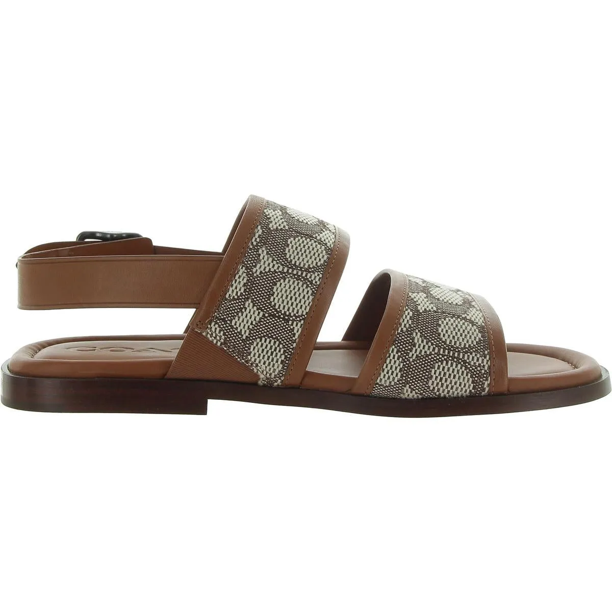 JLN Sig Two Mens Leather Logo Fisherman Sandals