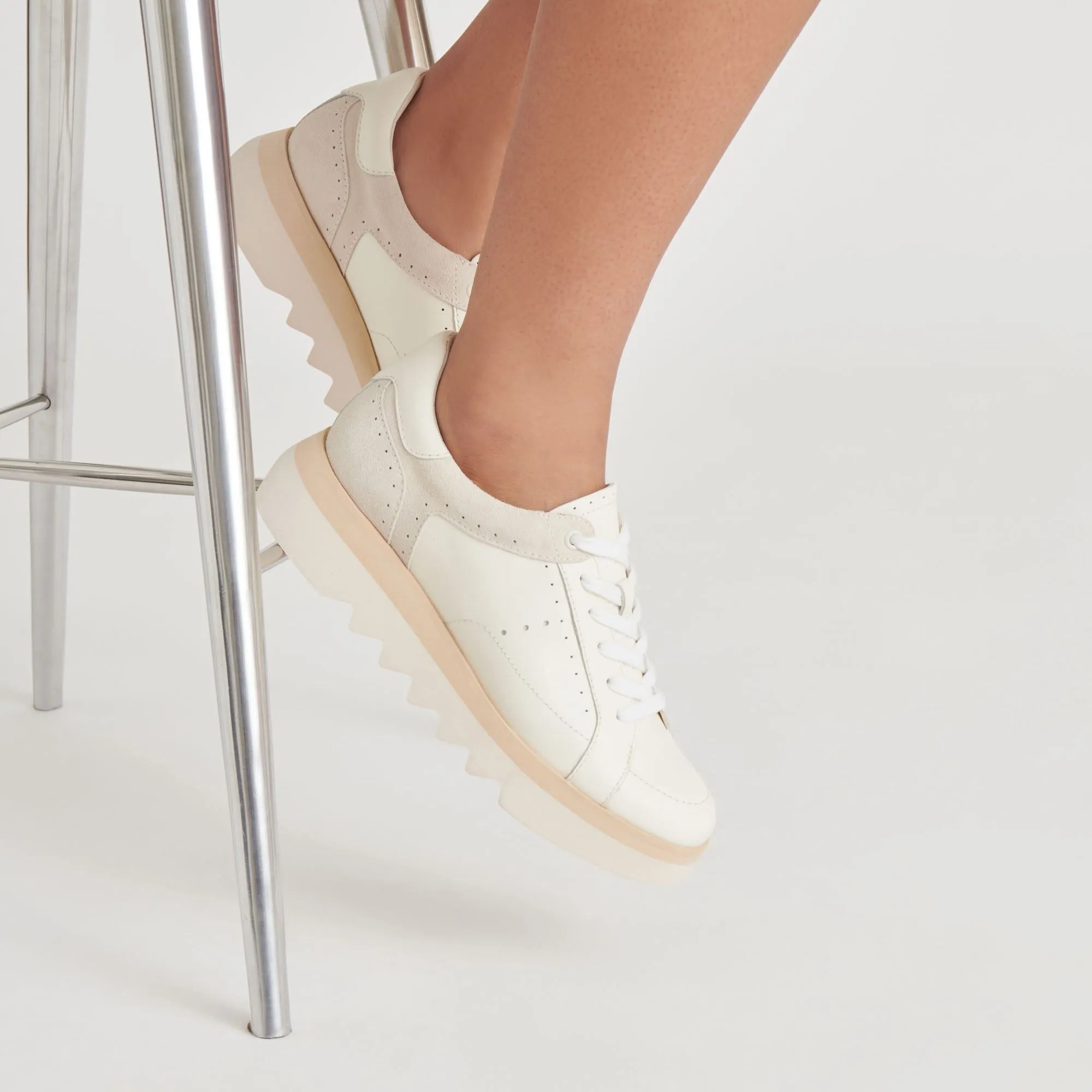 Jorgie Sneakers White Leather
