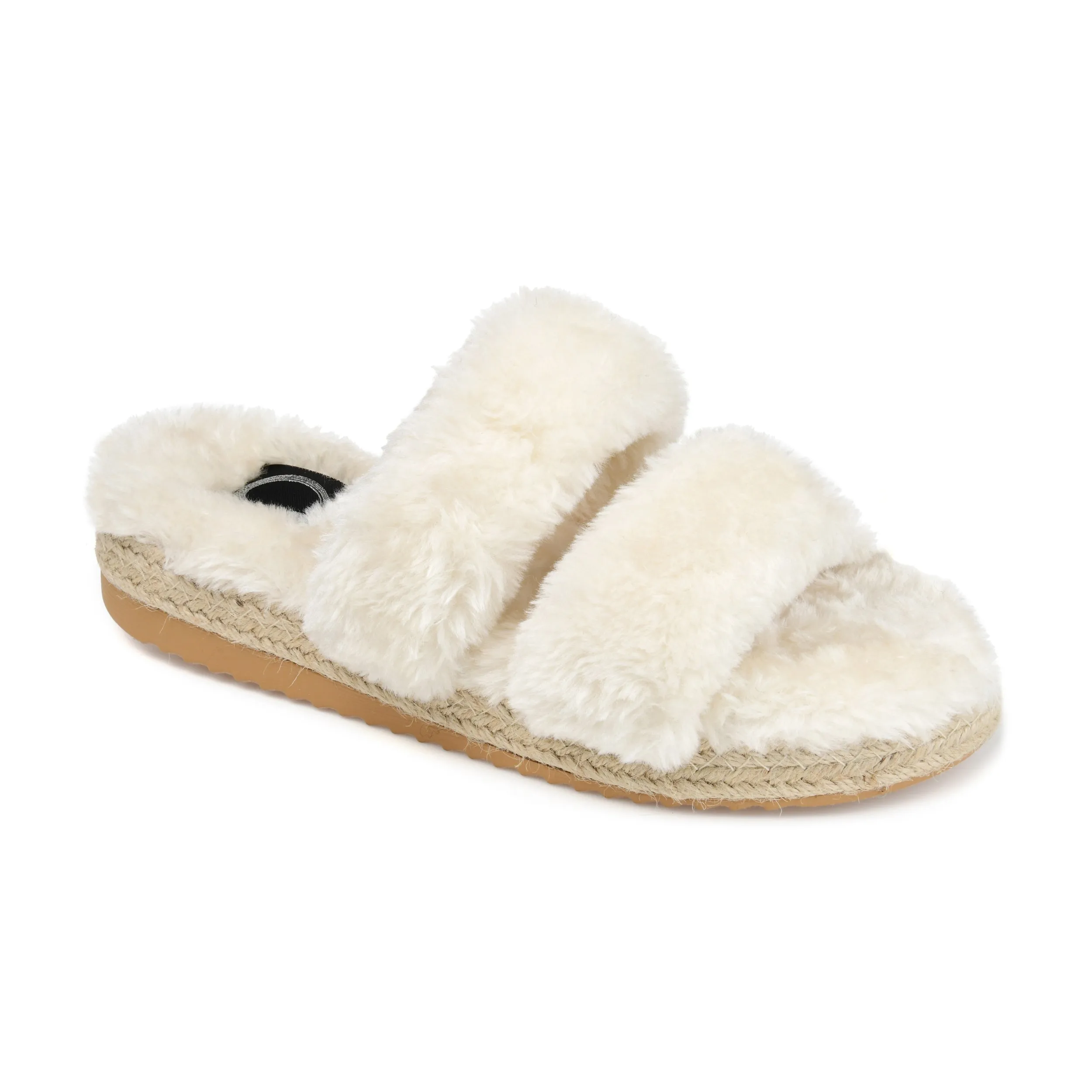 Journee Collection Women's Faux Fur Relaxx Slipper