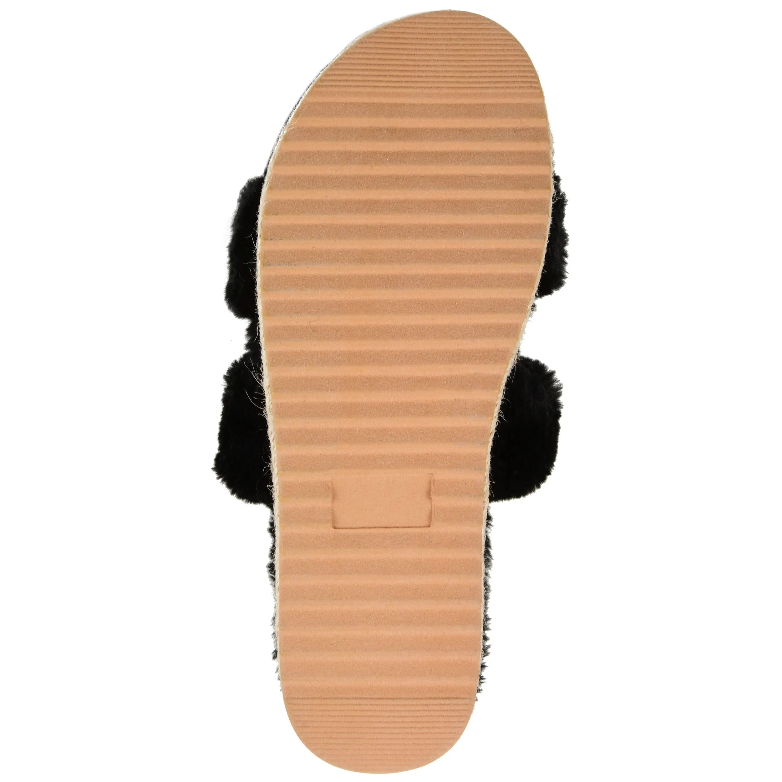 Journee Collection Women's Faux Fur Relaxx Slipper