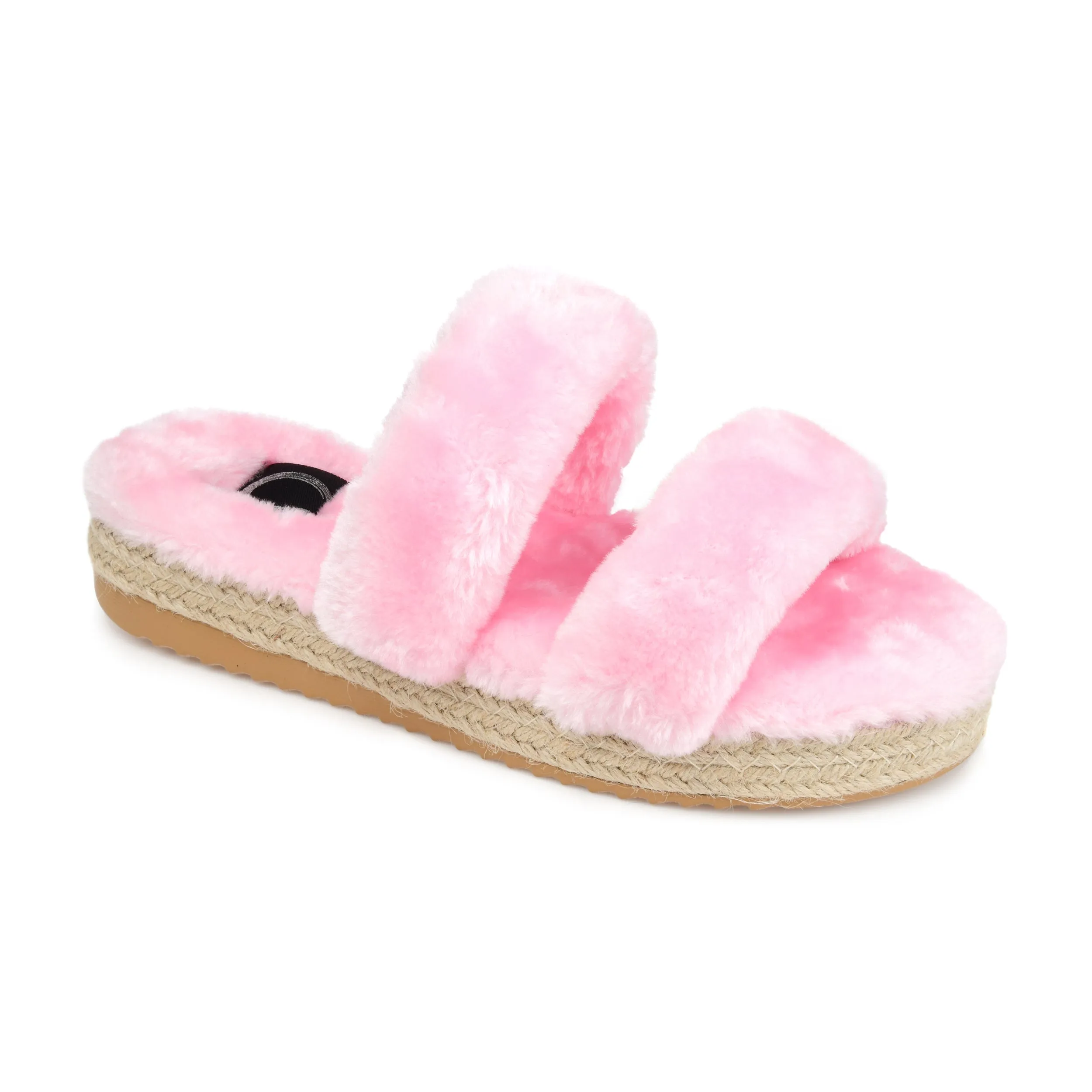 Journee Collection Women's Faux Fur Relaxx Slipper