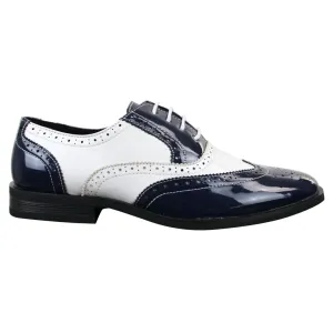 Lace Patent Brogue Shoes Gatsby