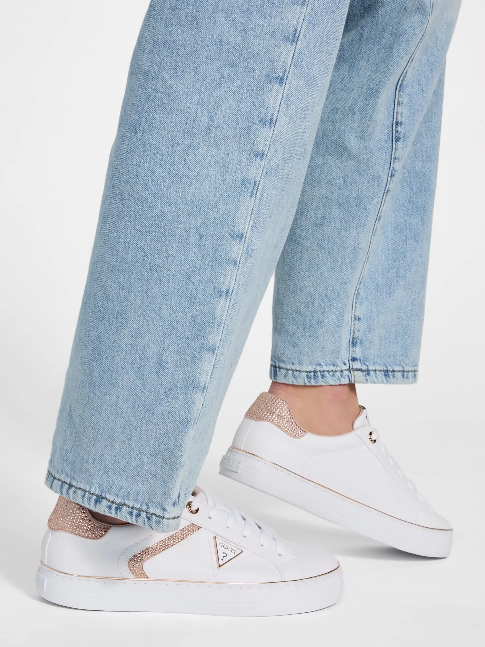 Lins Rhinestone Low-Top Sneakers