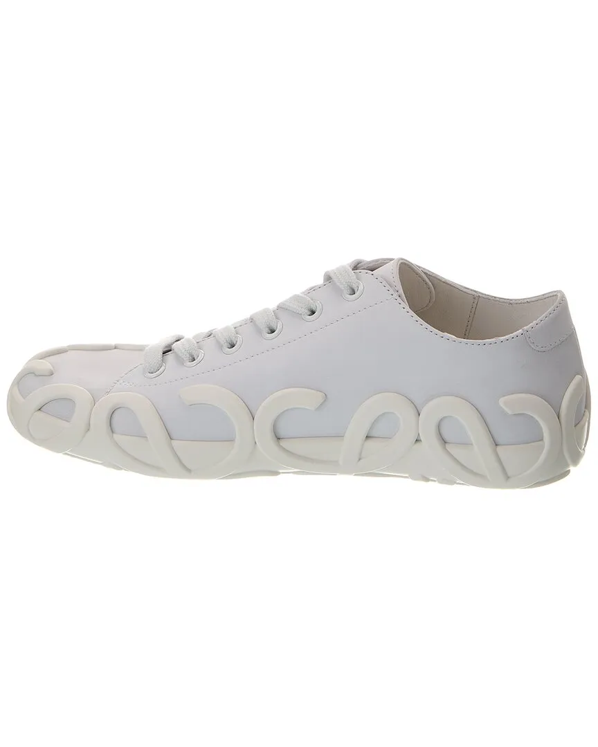 Loewe Rise Lace-Up Leather Sneaker
