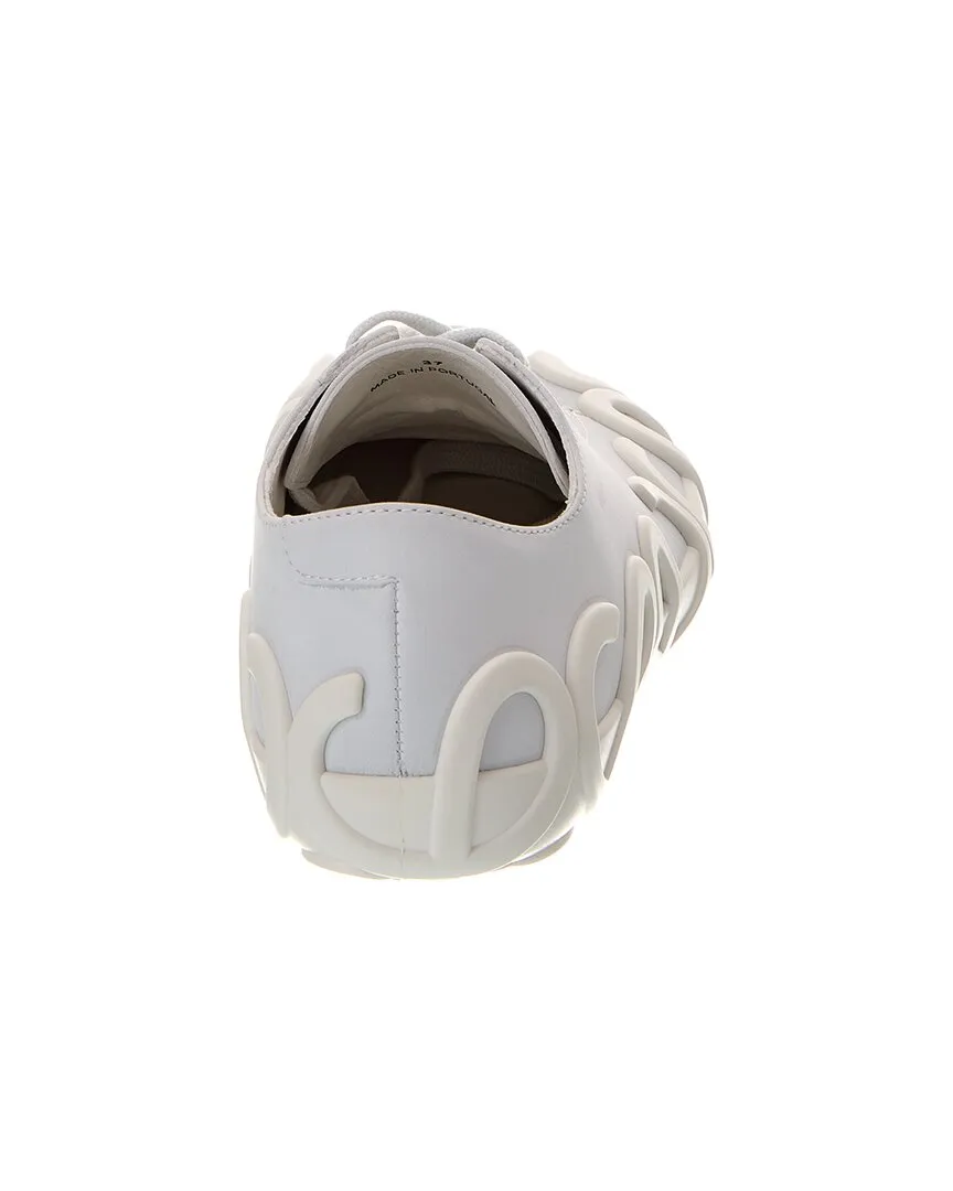 Loewe Rise Lace-Up Leather Sneaker