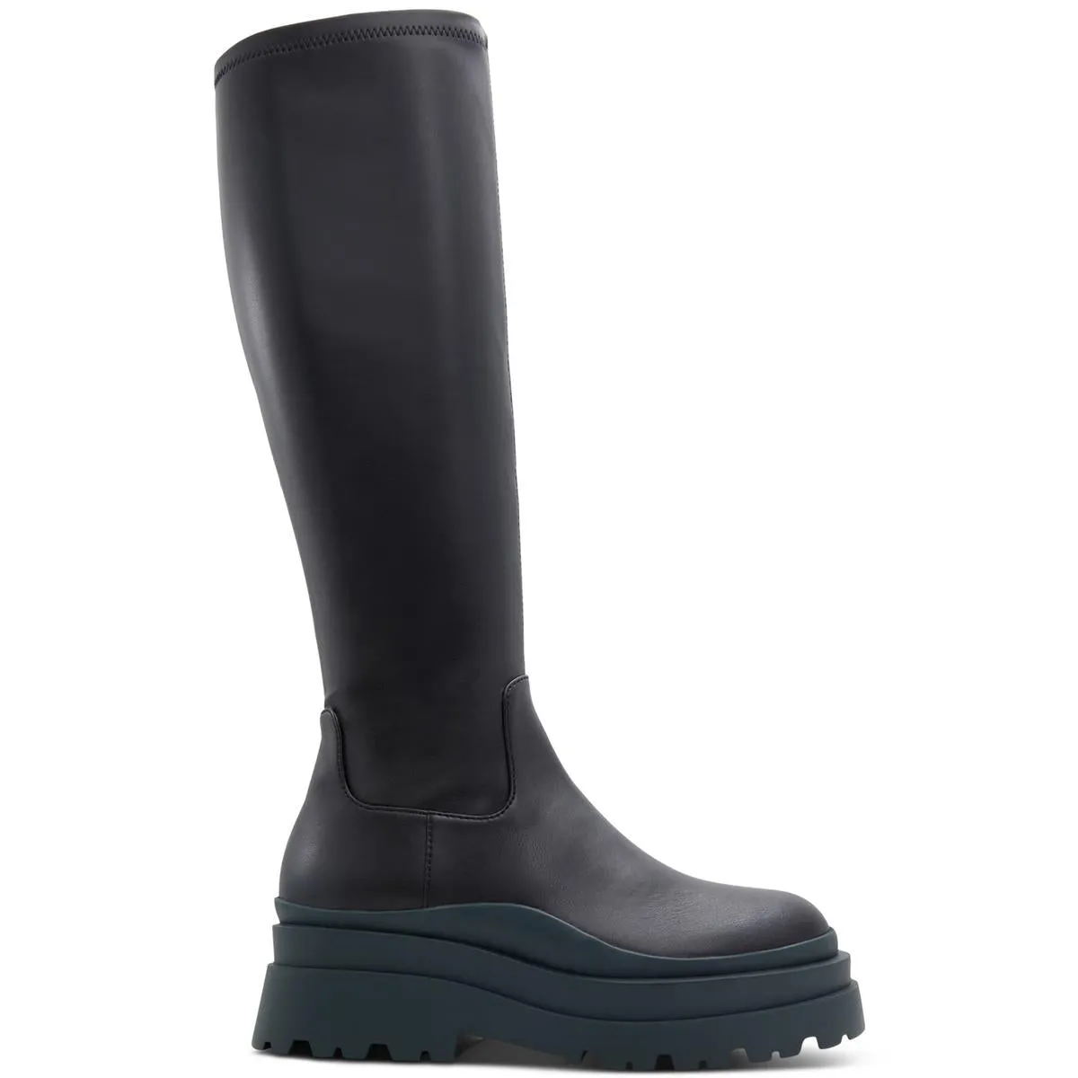 Majorr Womens Faux Leather Tall Knee-High Boots