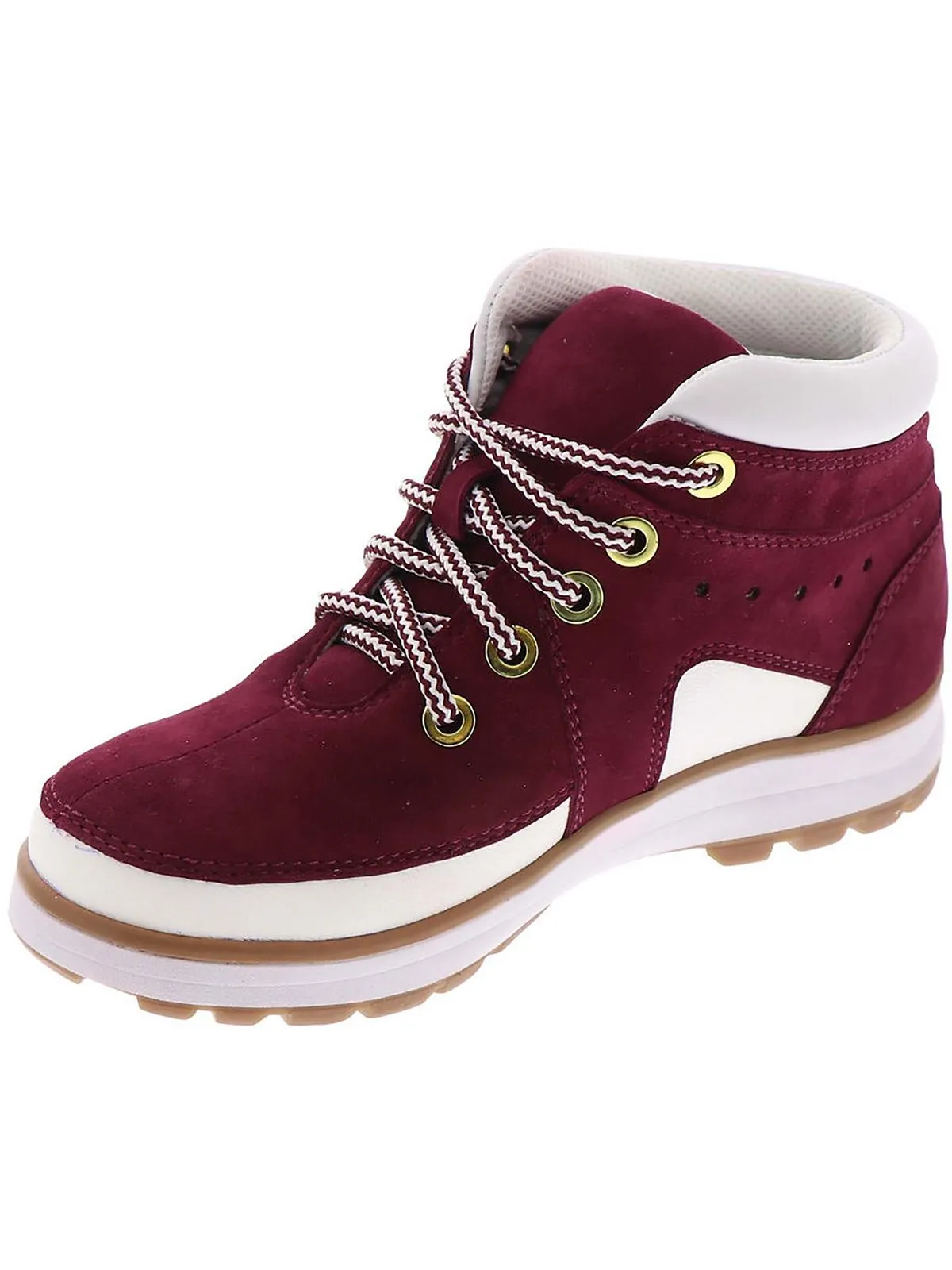 Mazie Womens Leather Round Toe Ankle Boots