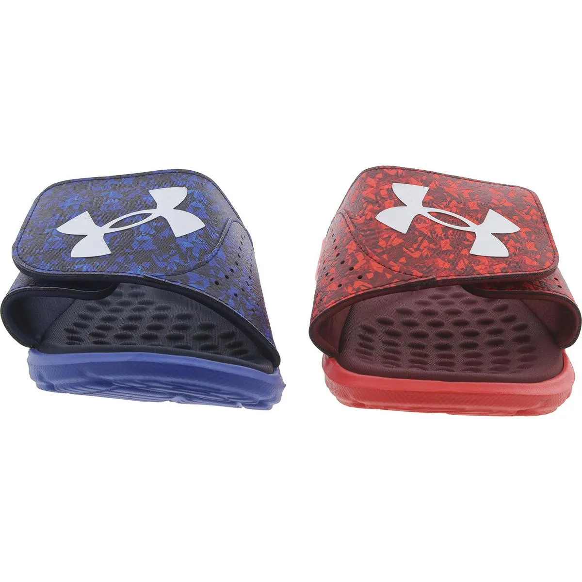 Mens Adjustable Memory Foam Slide Sandals