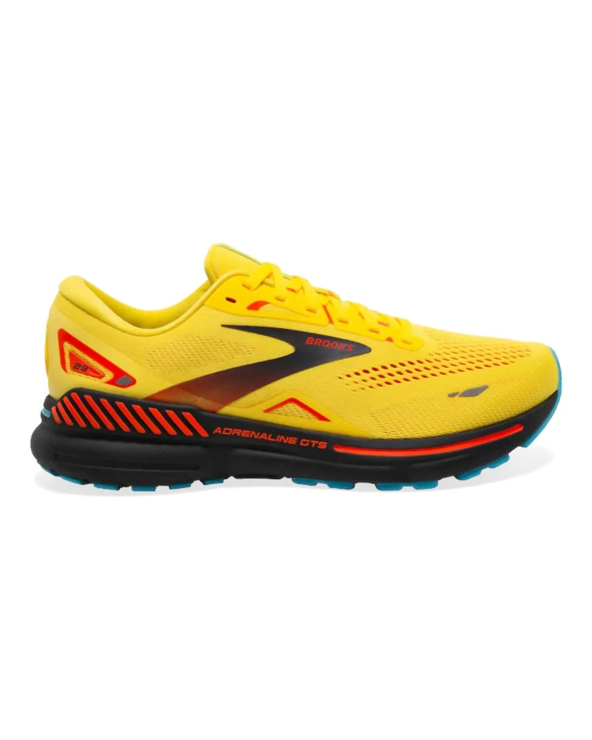 Men's Adrenaline Gts 23 Shoes In Yellow/foraged Iron/orange
