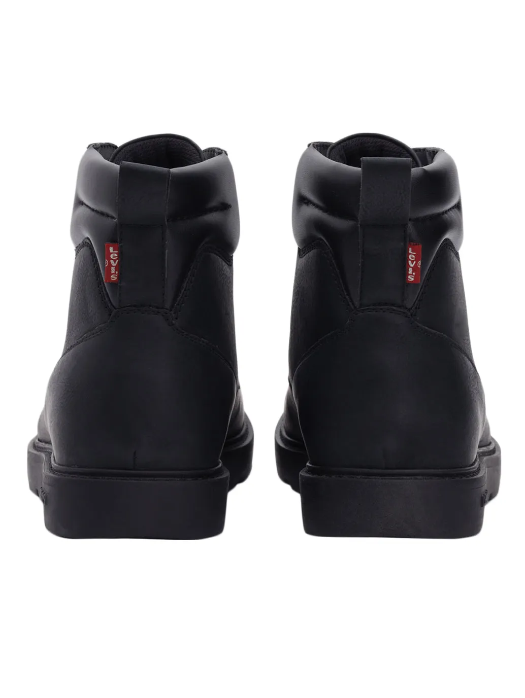 Men's Black Solid Boots