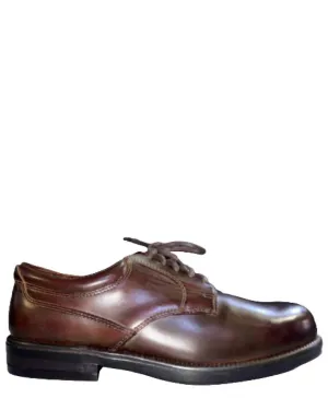 Men's Campbell Lace Up Dress Shoes In Brown Smooth