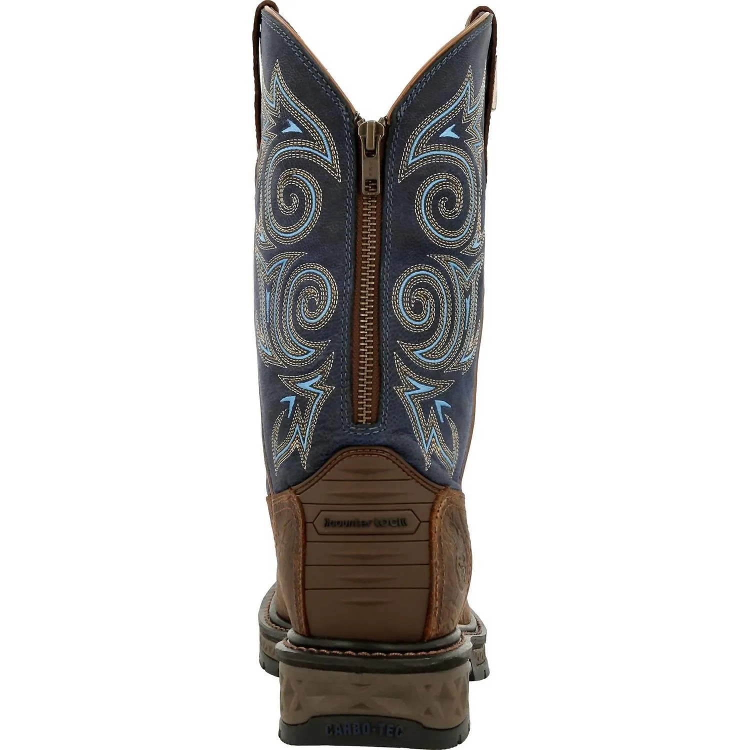 Men's Carbo-Tec Lt Waterproof Pull On Boot - Medium Width In Brown/blue