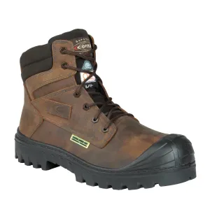 Men's Chicago Inter-Met Composite Toe Work Boot In Brown