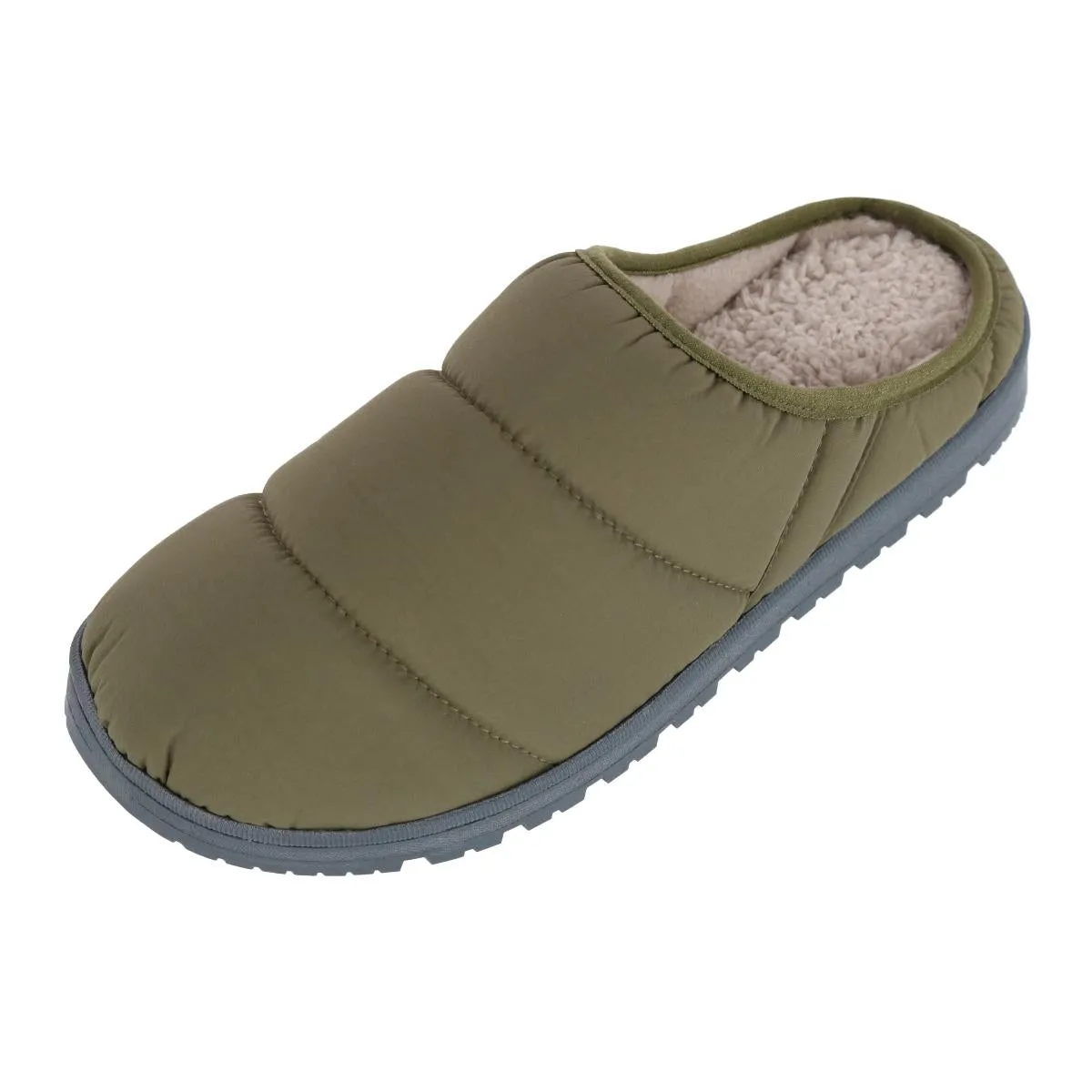 Men's Crinkled Tech Puffer Hoodback Slipper