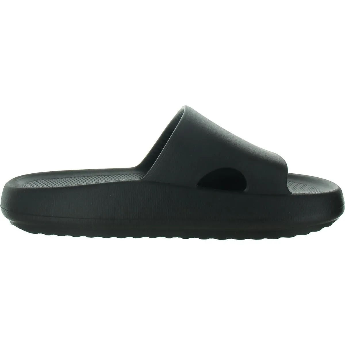 Mens Lightweight Rubber Slide Slippers