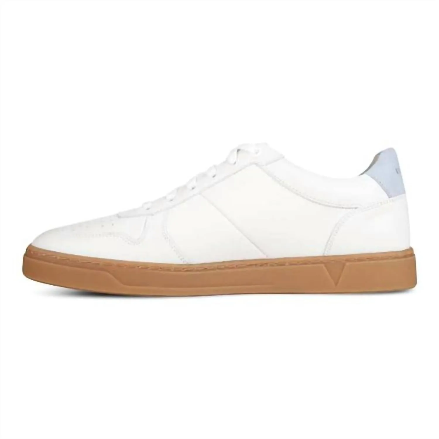 Men's Lucas Court Sneaker - Wide Width In White/skyway Blue