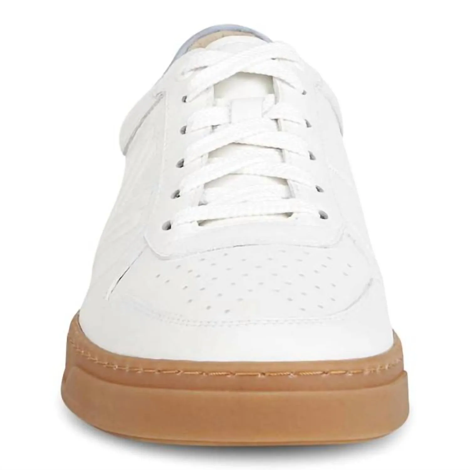 Men's Lucas Court Sneaker - Wide Width In White/skyway Blue