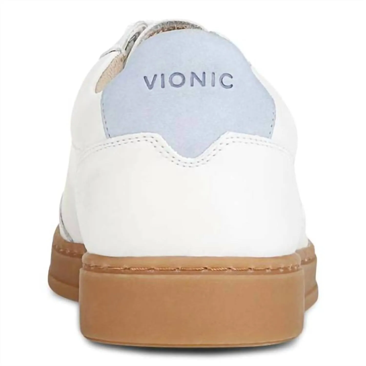 Men's Lucas Court Sneaker - Wide Width In White/skyway Blue