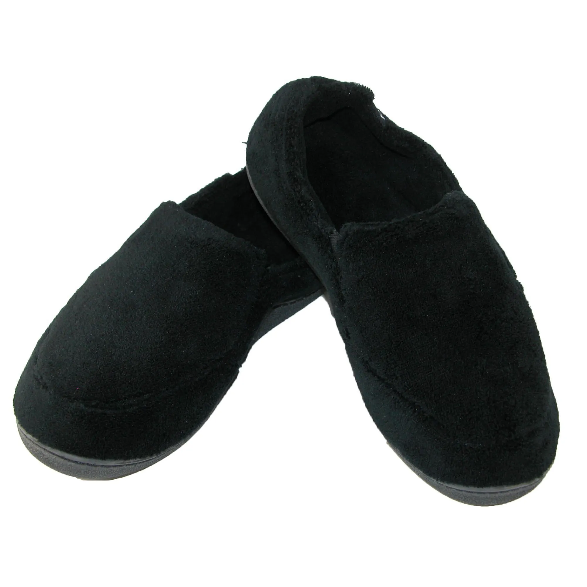 Men's Microterry Memory Foam Indoor/Outdoor Slip-On Slippers