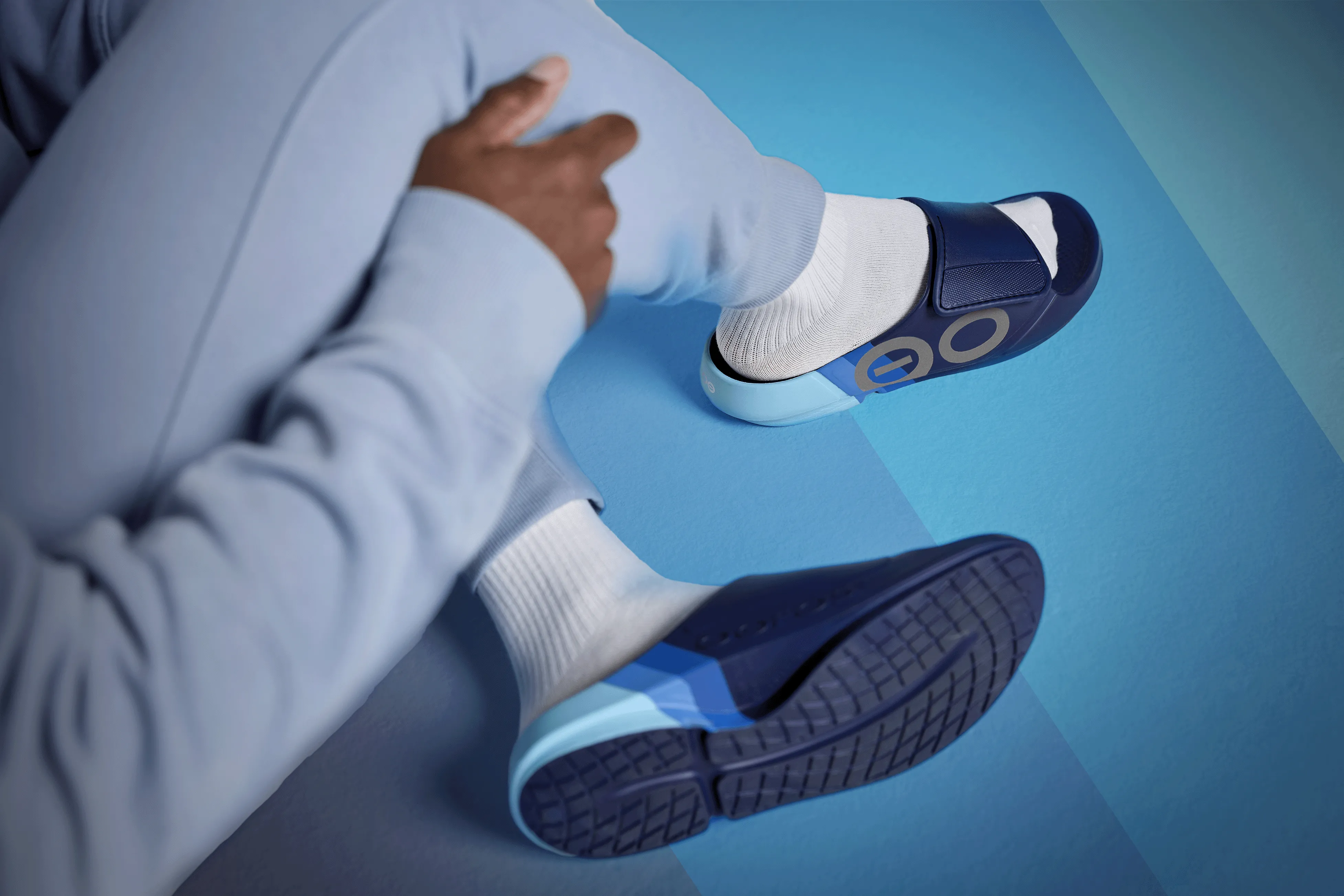 Men's OOahh Sport Flex Sandal - Sky Rally
