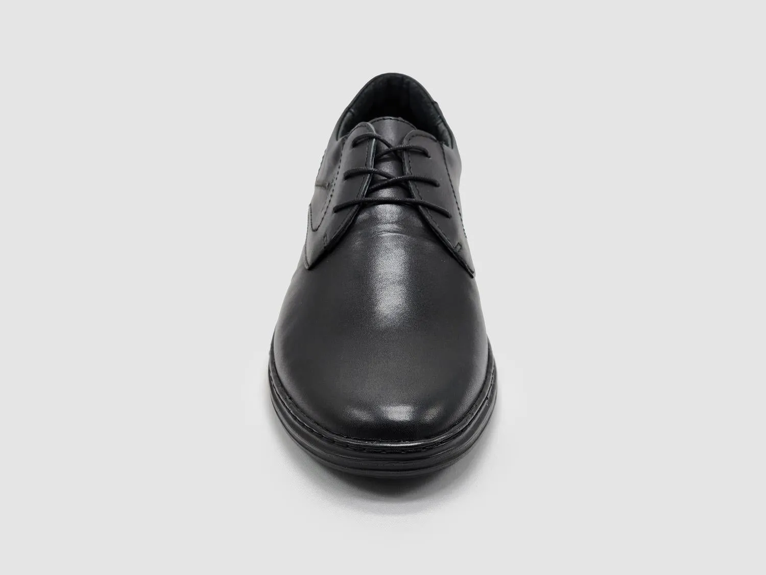 Men's Oxford Leather Dress Shoes In Black