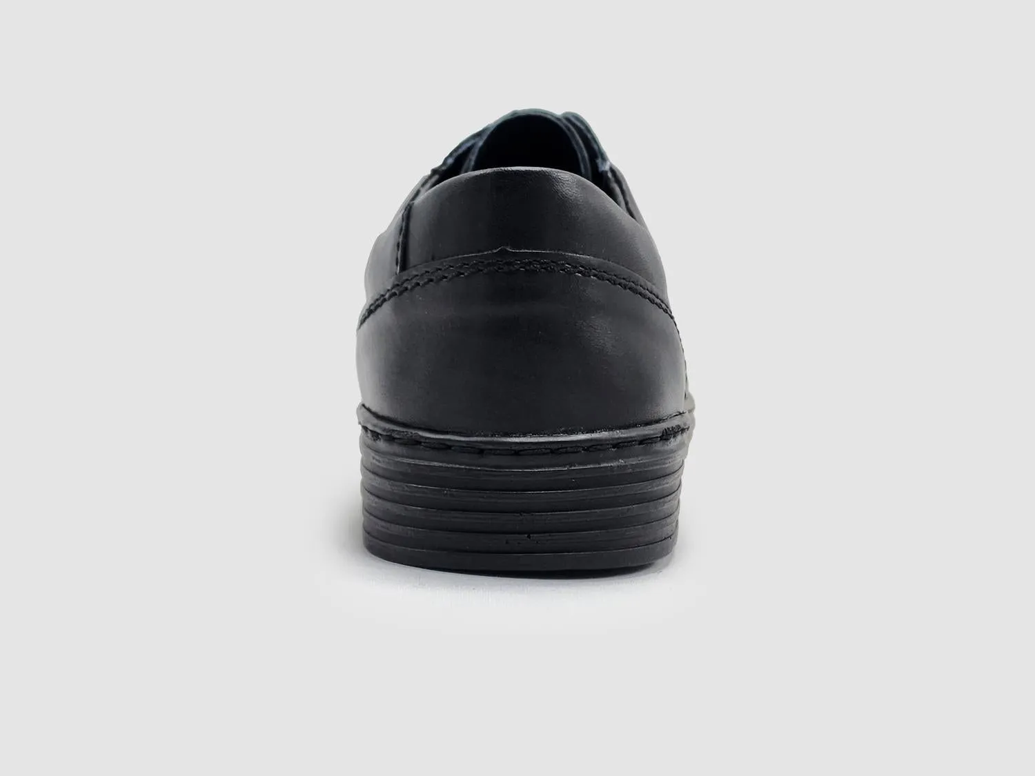Men's Oxford Leather Dress Shoes In Black