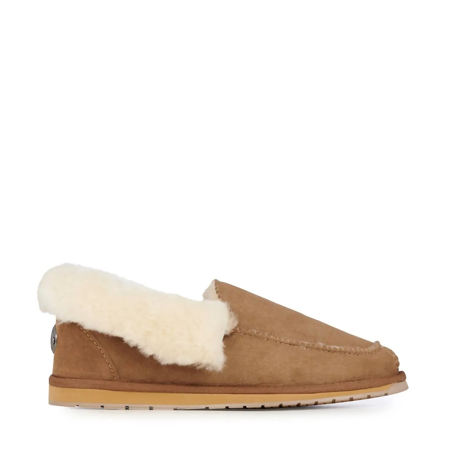 Men's Platinum Murray Fold Down Slipper In Chestnut