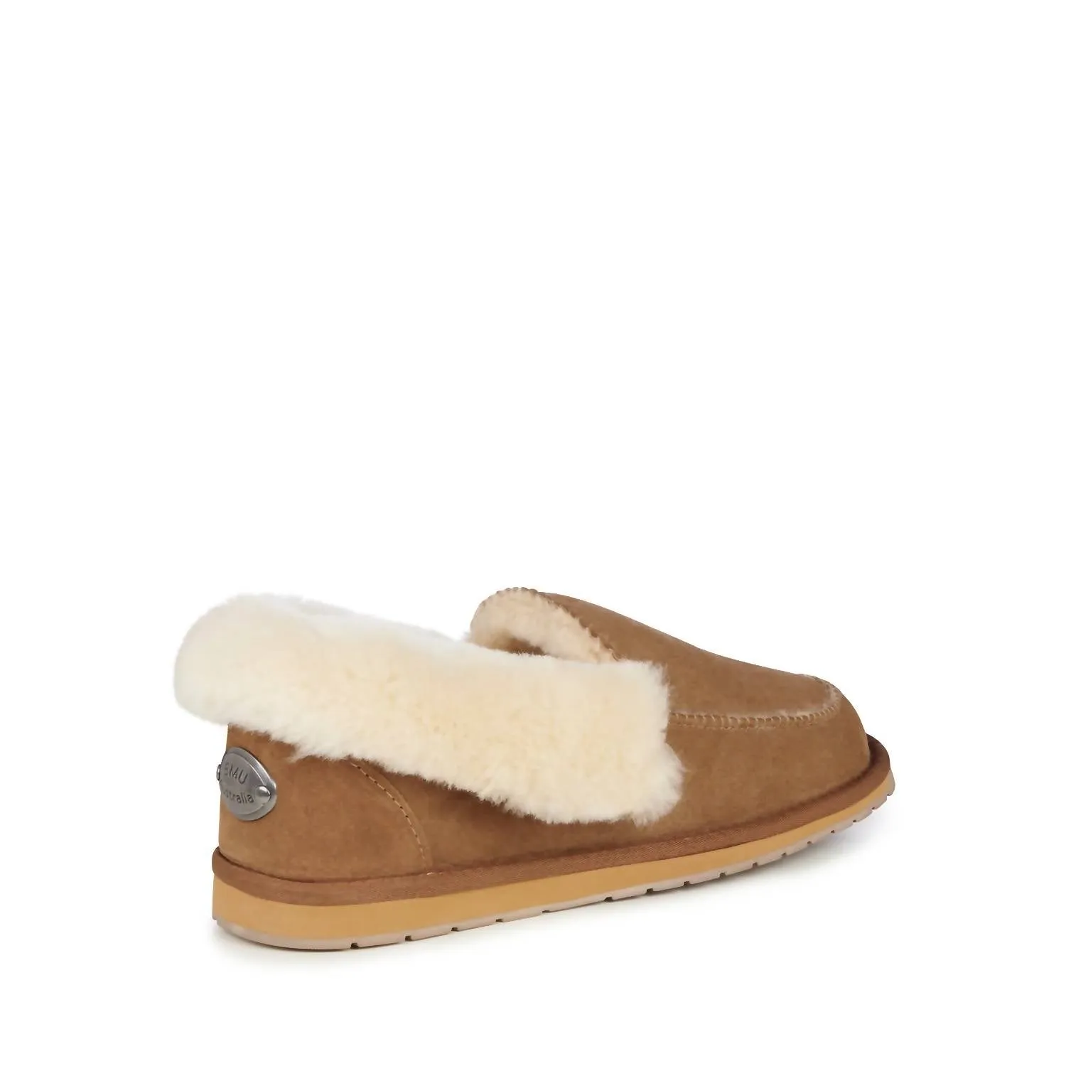 Men's Platinum Murray Fold Down Slipper In Chestnut
