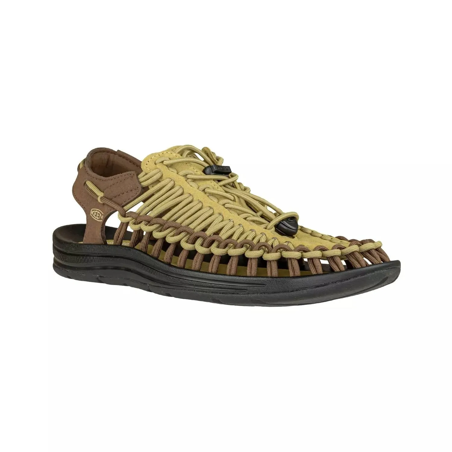 Men's Uneek Sandal In Khaki/dark Earth