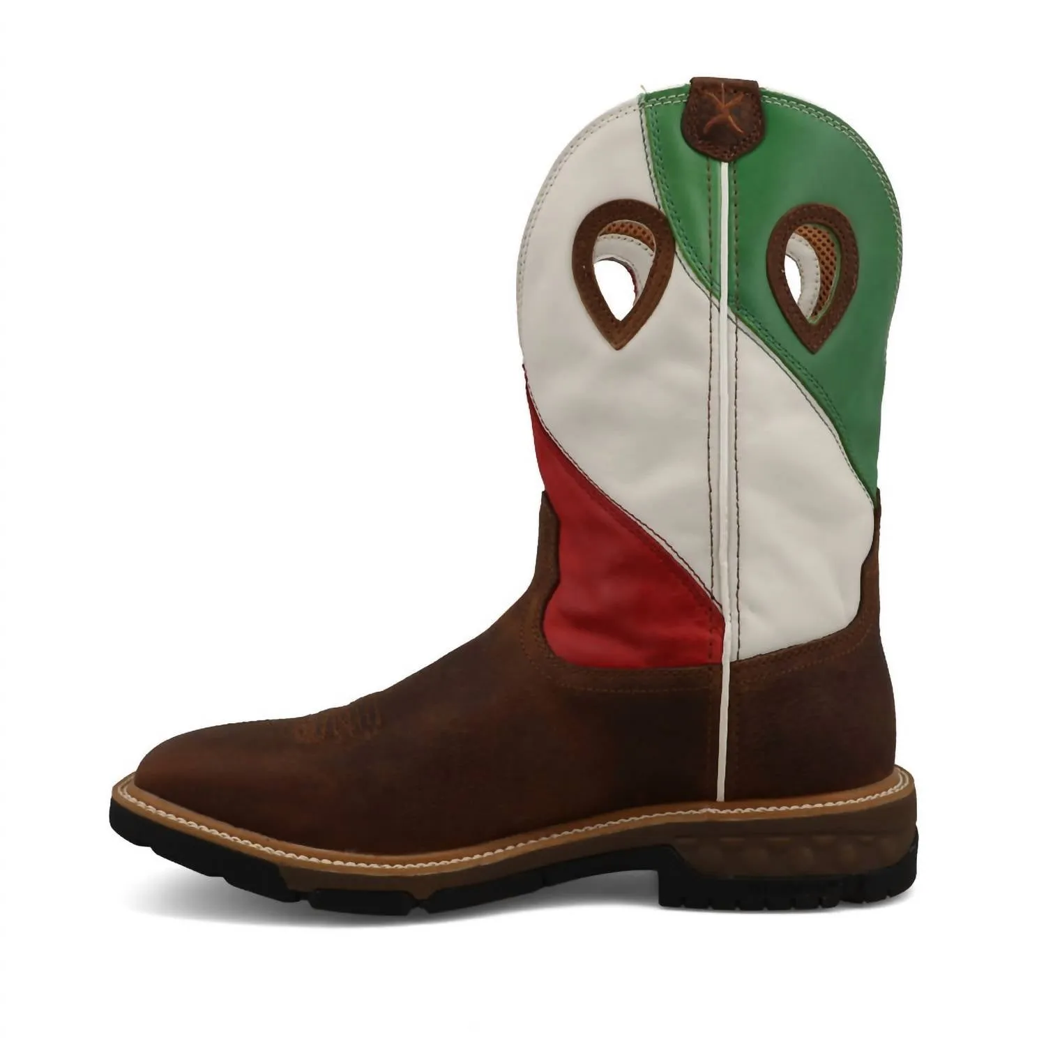 Men's Western Work Boots - Medium In Brown