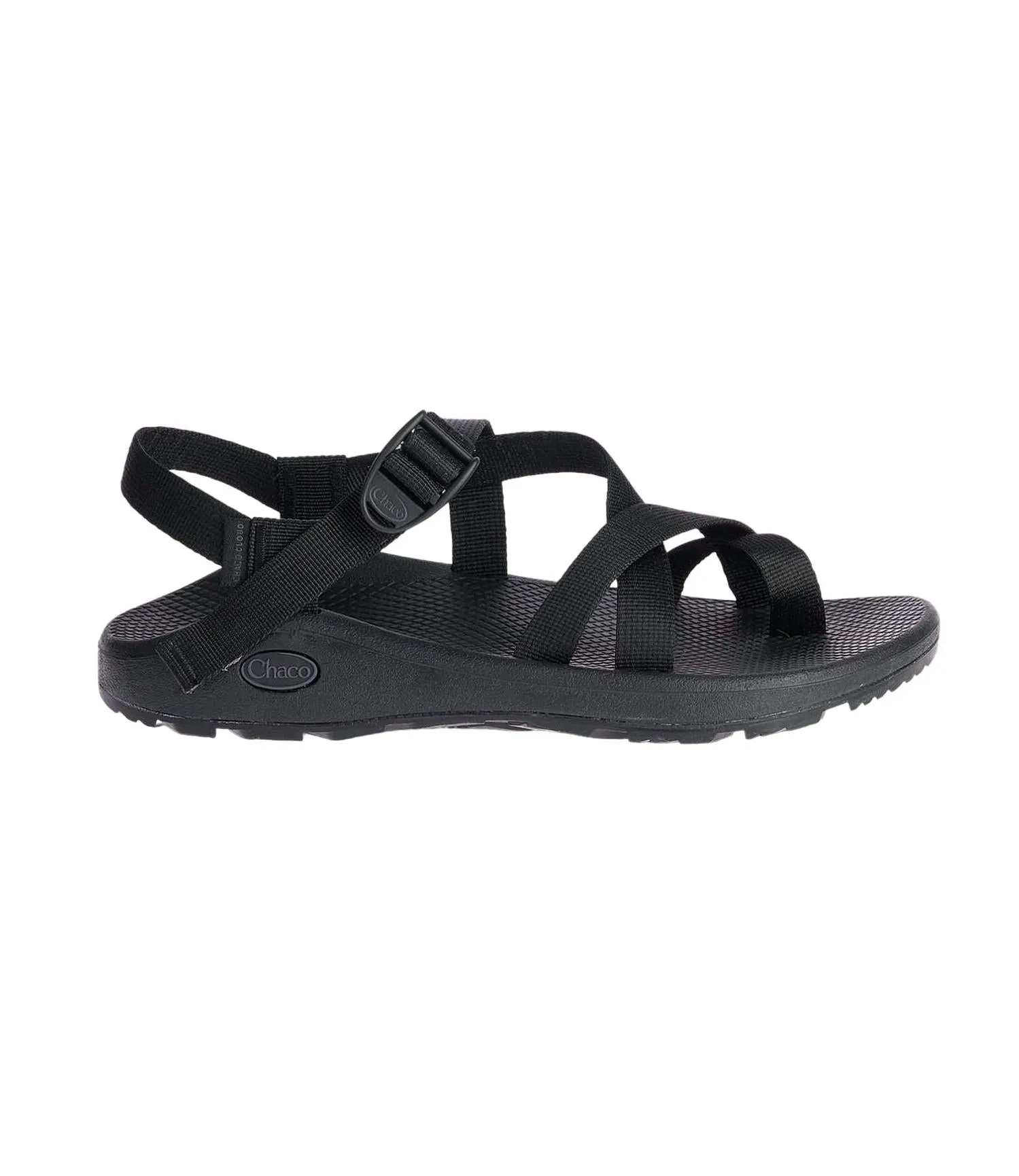 Men's Z/cloud 2 Adjustable Strap Sandal In Solid Black