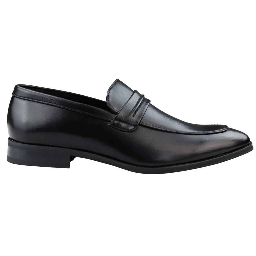 Moccasin Loafers Shoes Leather Lined Slip On Smart Formal Shoe