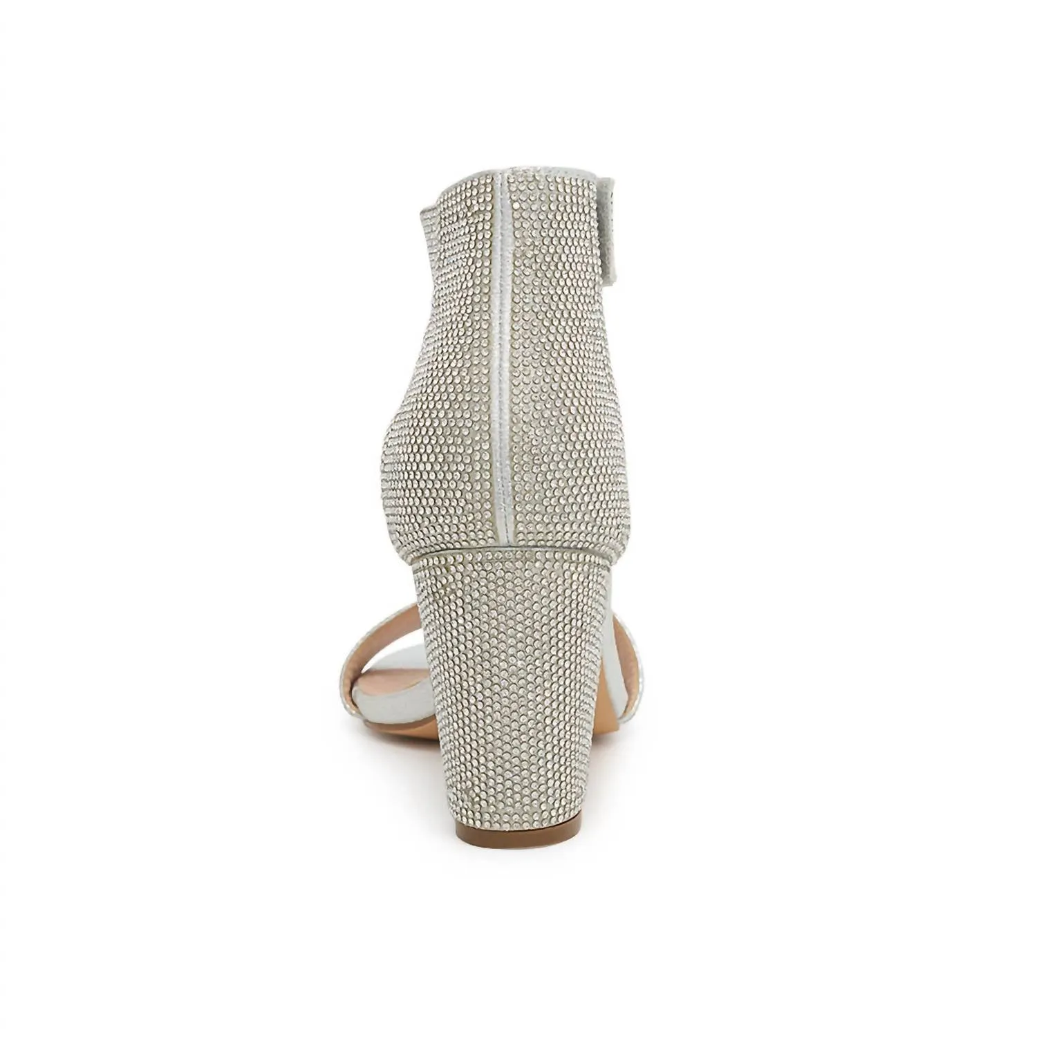 Nicky Silver Shimmer Velcro Strap Heel