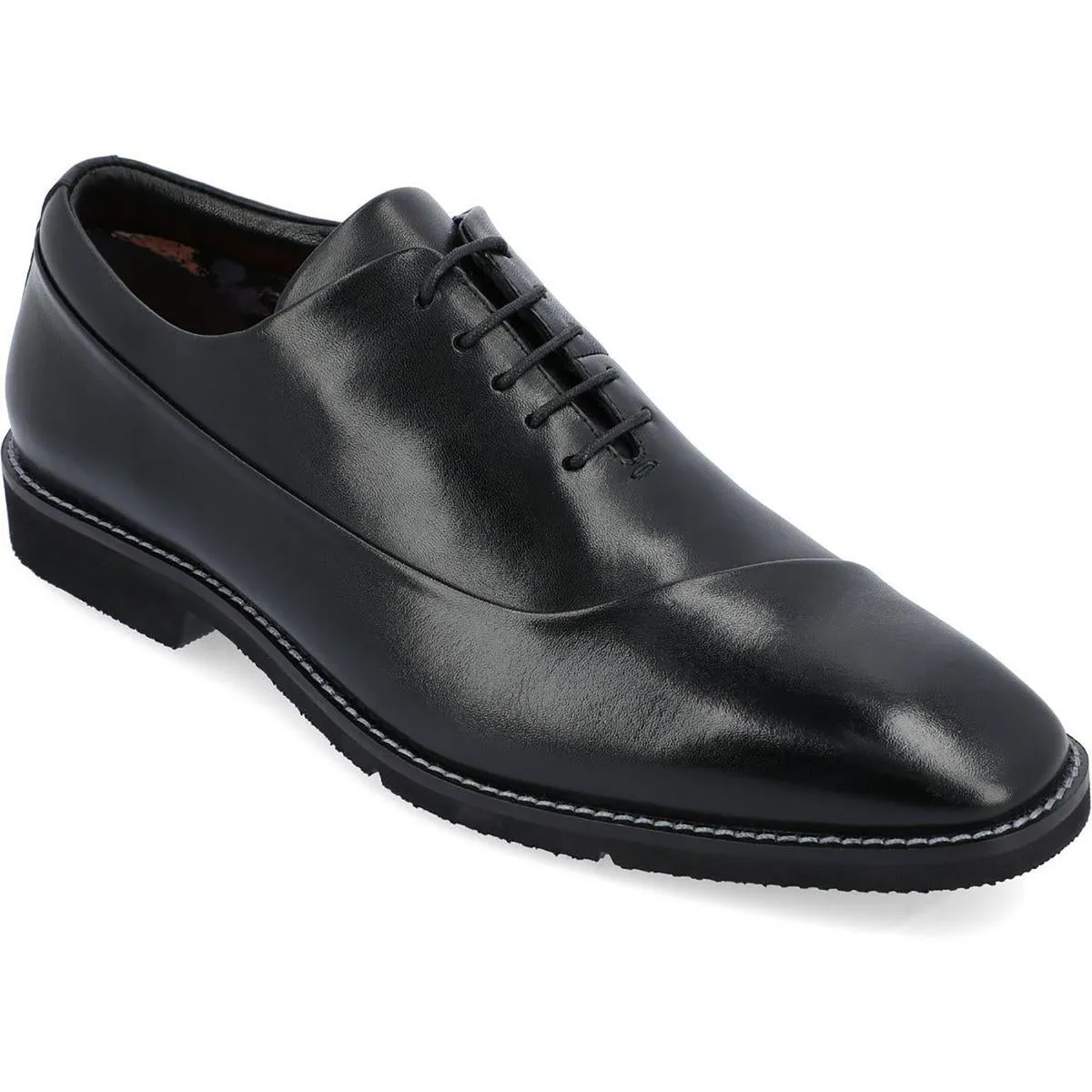 Odin Mens Leather Lace-Up Oxfords