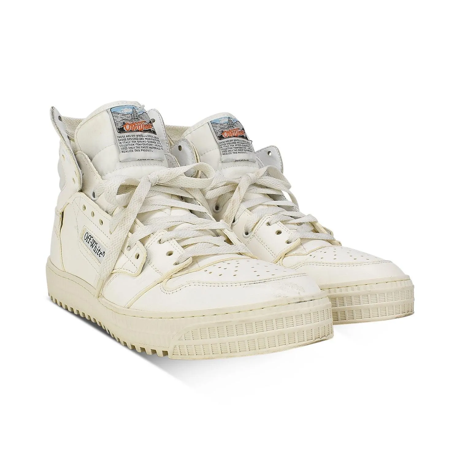 Off-White High-Top Sneakers - Men's 41