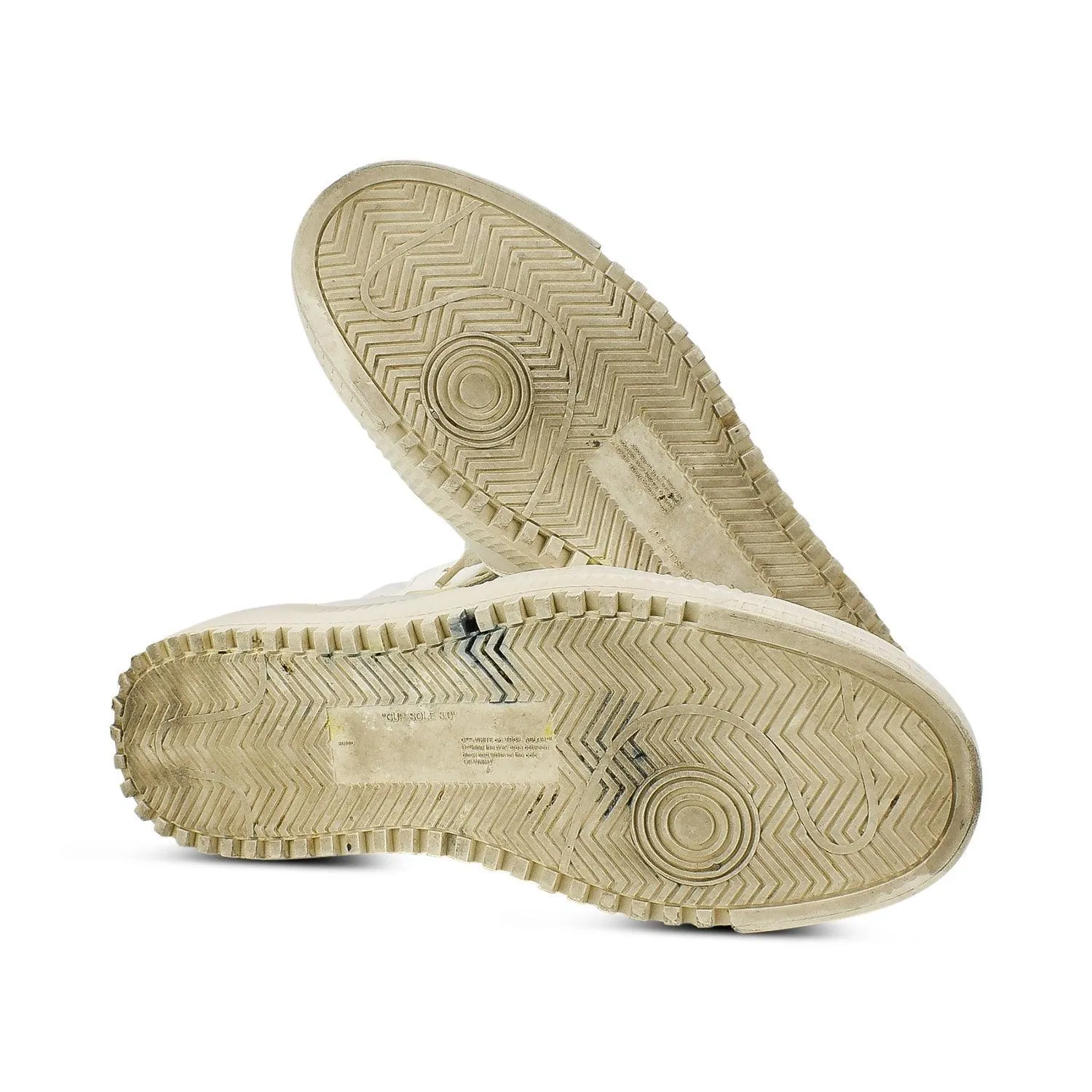 Off-White High-Top Sneakers - Men's 41