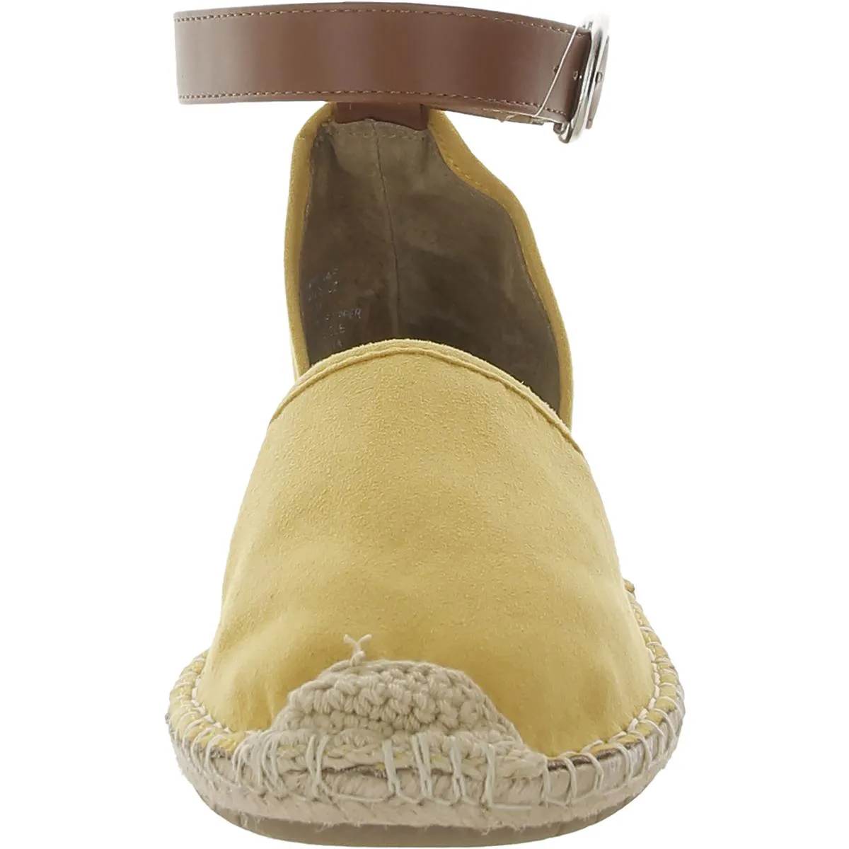 Paminna Womens Faux Suede Toe Cap Flat Sandals
