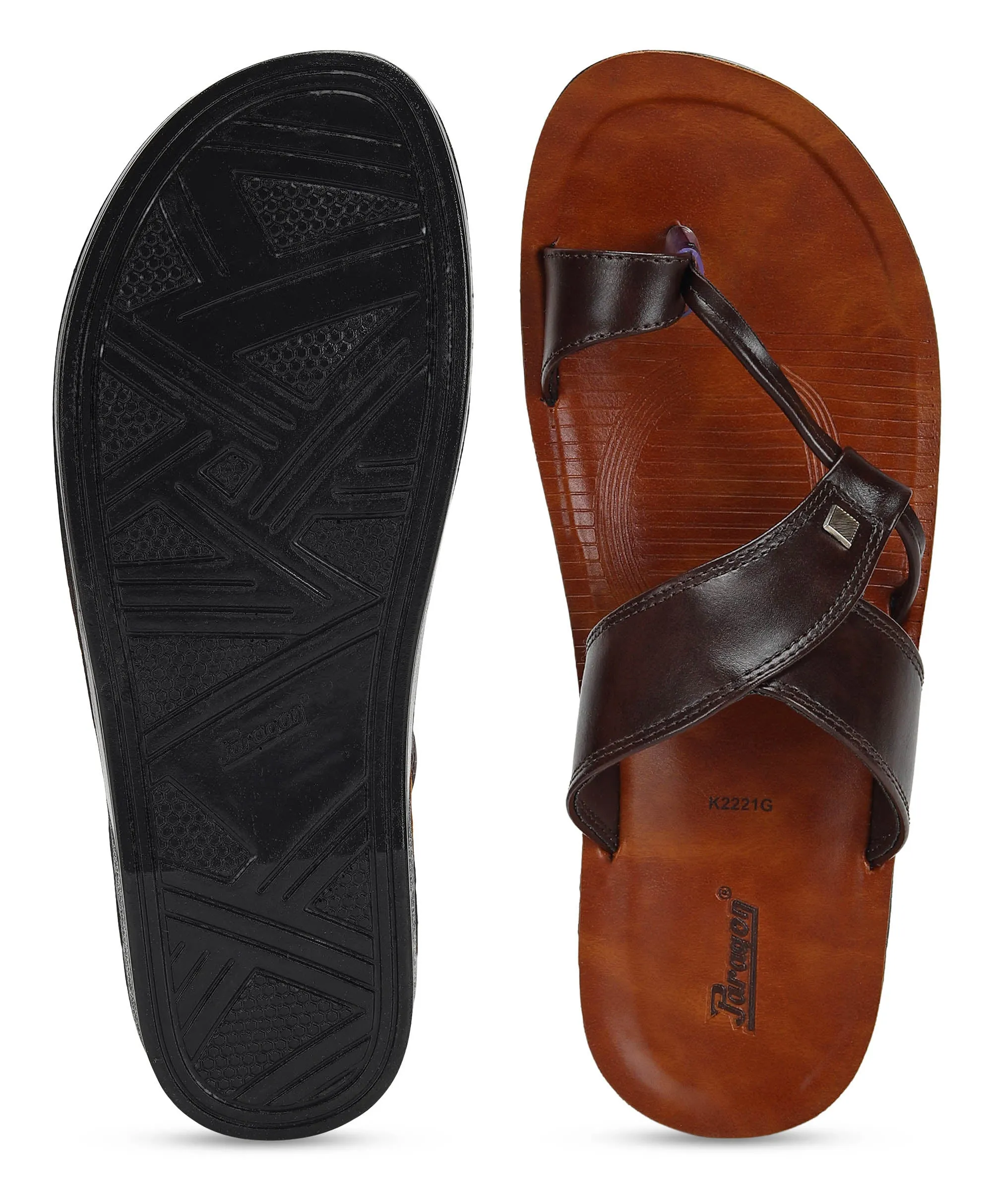 Paragon PUK2221G  Men Stylish Sandals | Comfortable Sandals for Daily Outdoor Use | Casual Formal Sandals with Cushioned Soles