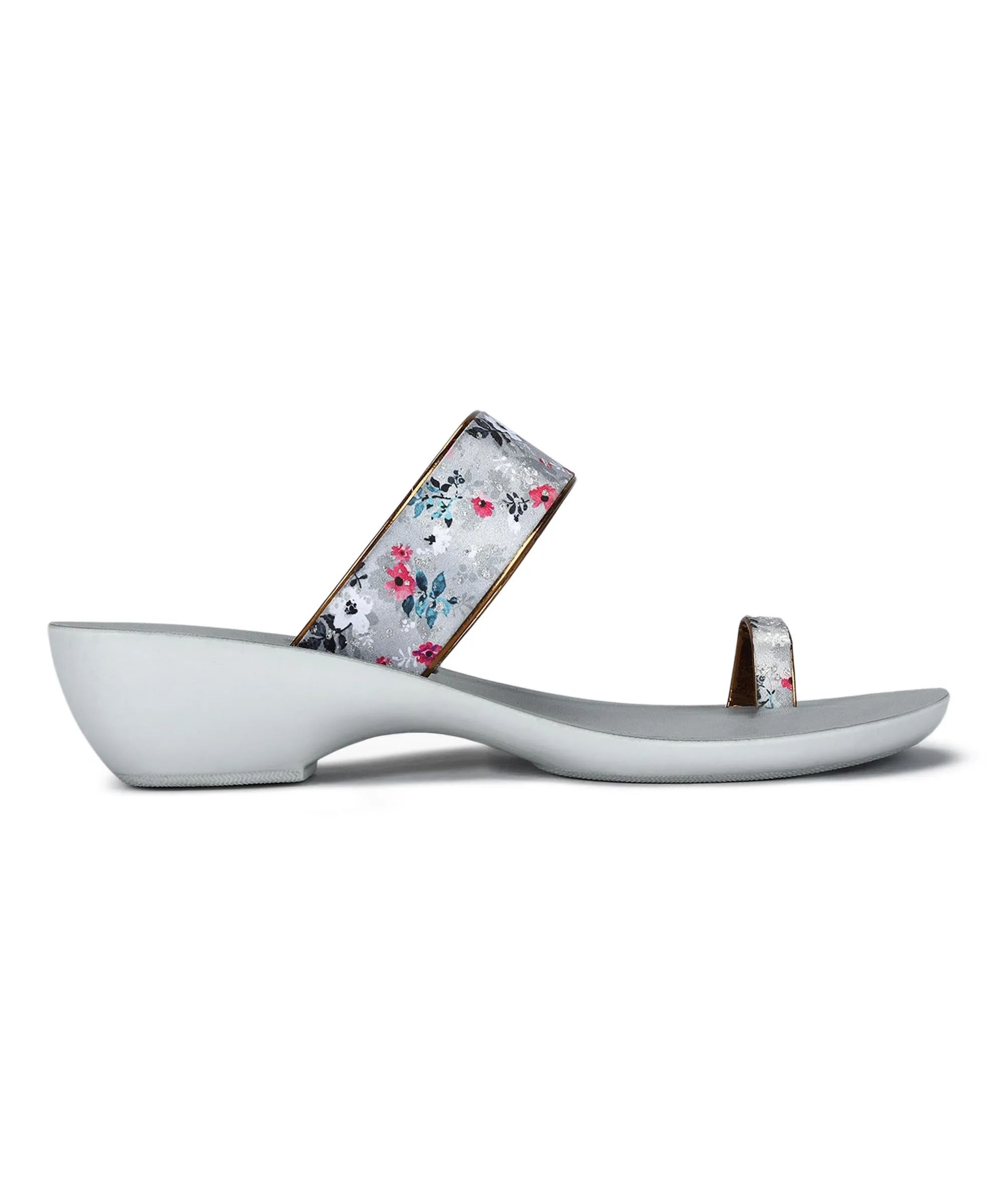 Paragon Women's Slip On Flat Grey Sandals | Durable Dailywear Sandals