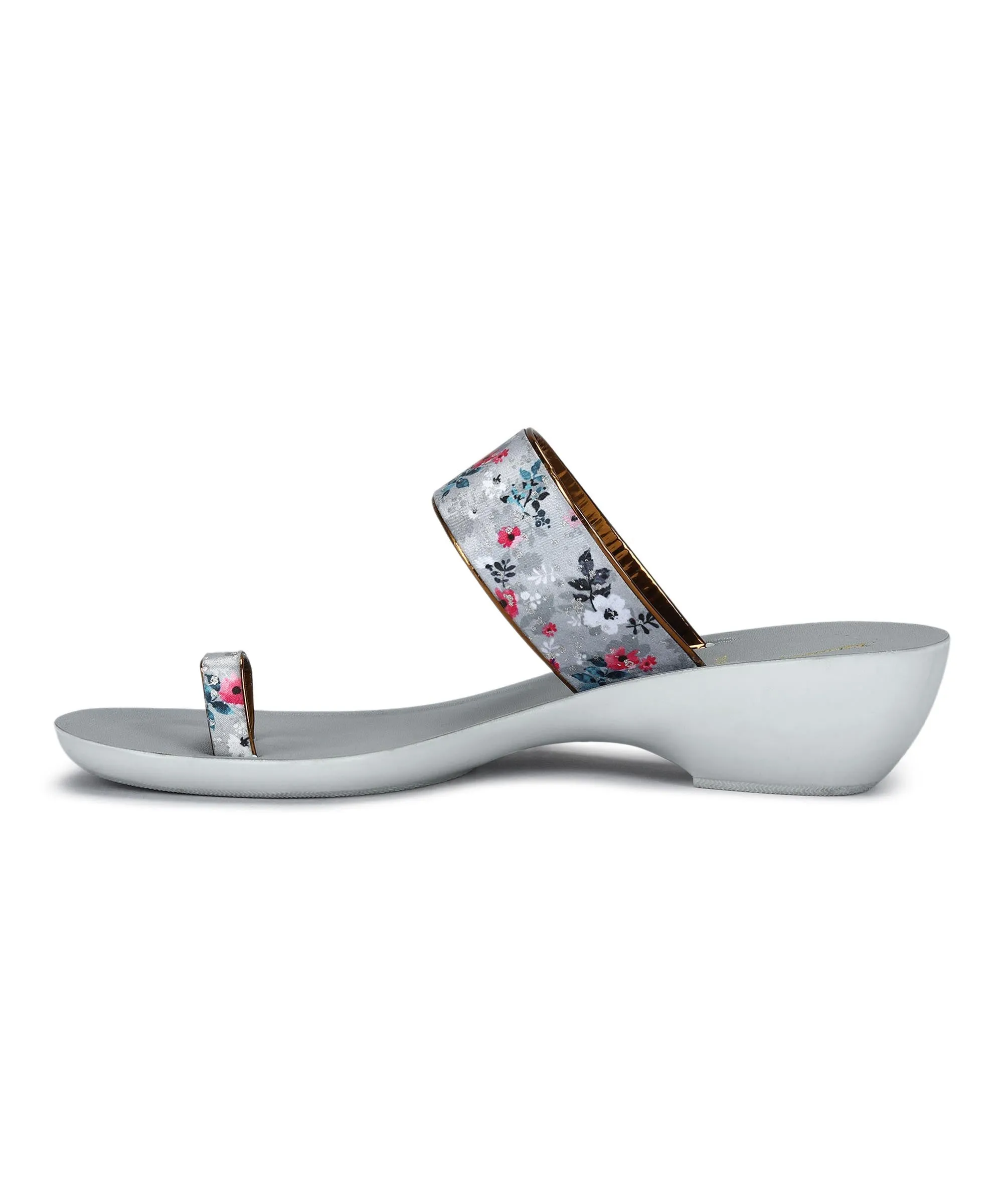 Paragon Women's Slip On Flat Grey Sandals | Durable Dailywear Sandals