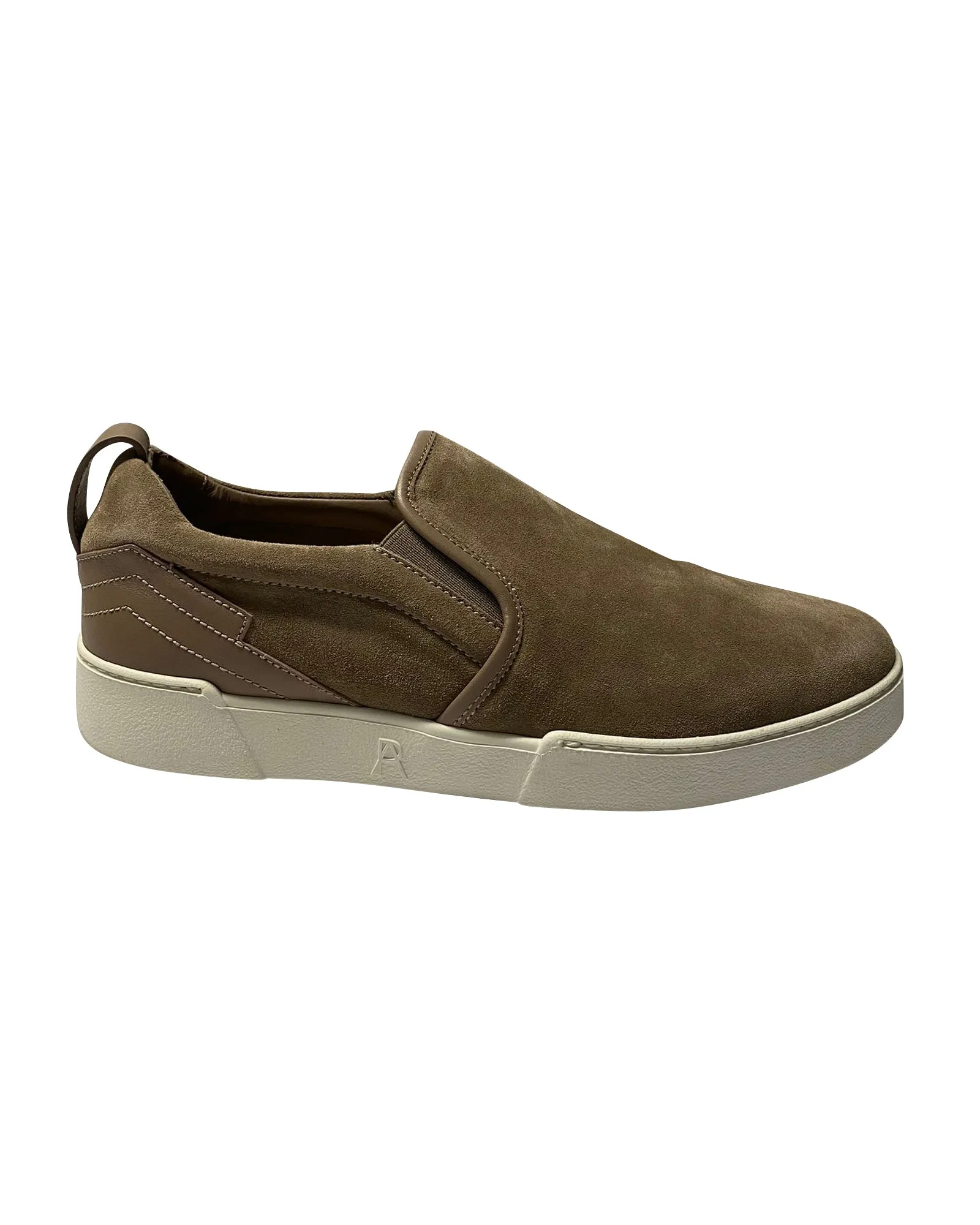 Paul Andrew Slip-On Sneakers n in Khaki Suede