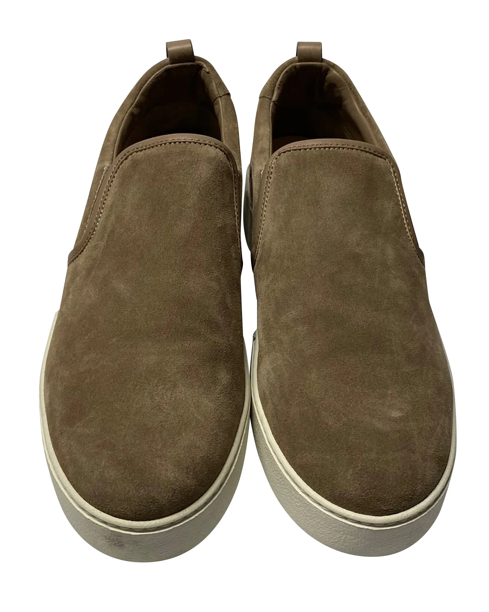 Paul Andrew Slip-On Sneakers n in Khaki Suede