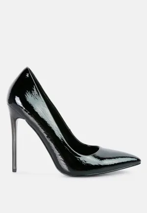 personated stiletto heel pumps