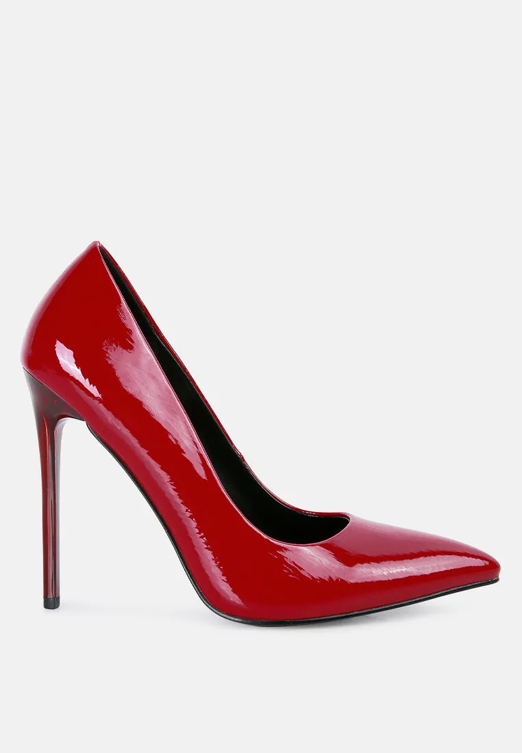 personated stiletto heel pumps
