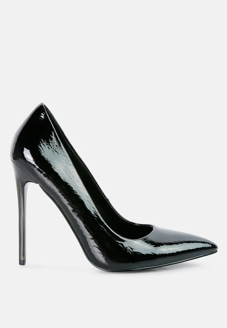 personated stiletto heel pumps