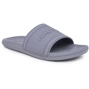 PILF Mens Logo Man Made Slide Sandals