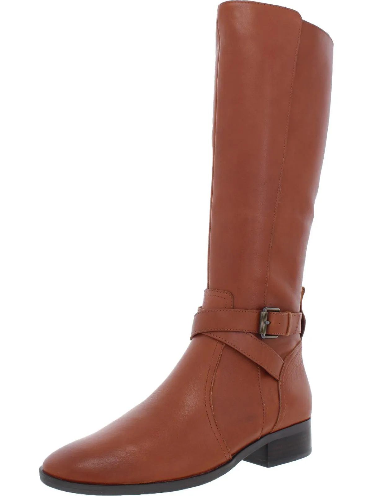 Rena Womens Zipper Narrow Calf Knee-High Boots